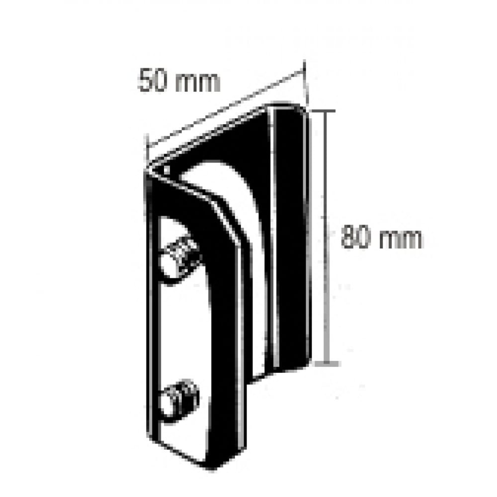 36.7491.50 Bıçak/Finochietto Sternum Ekartörü İçin 50x80mm Çift Alüminyum