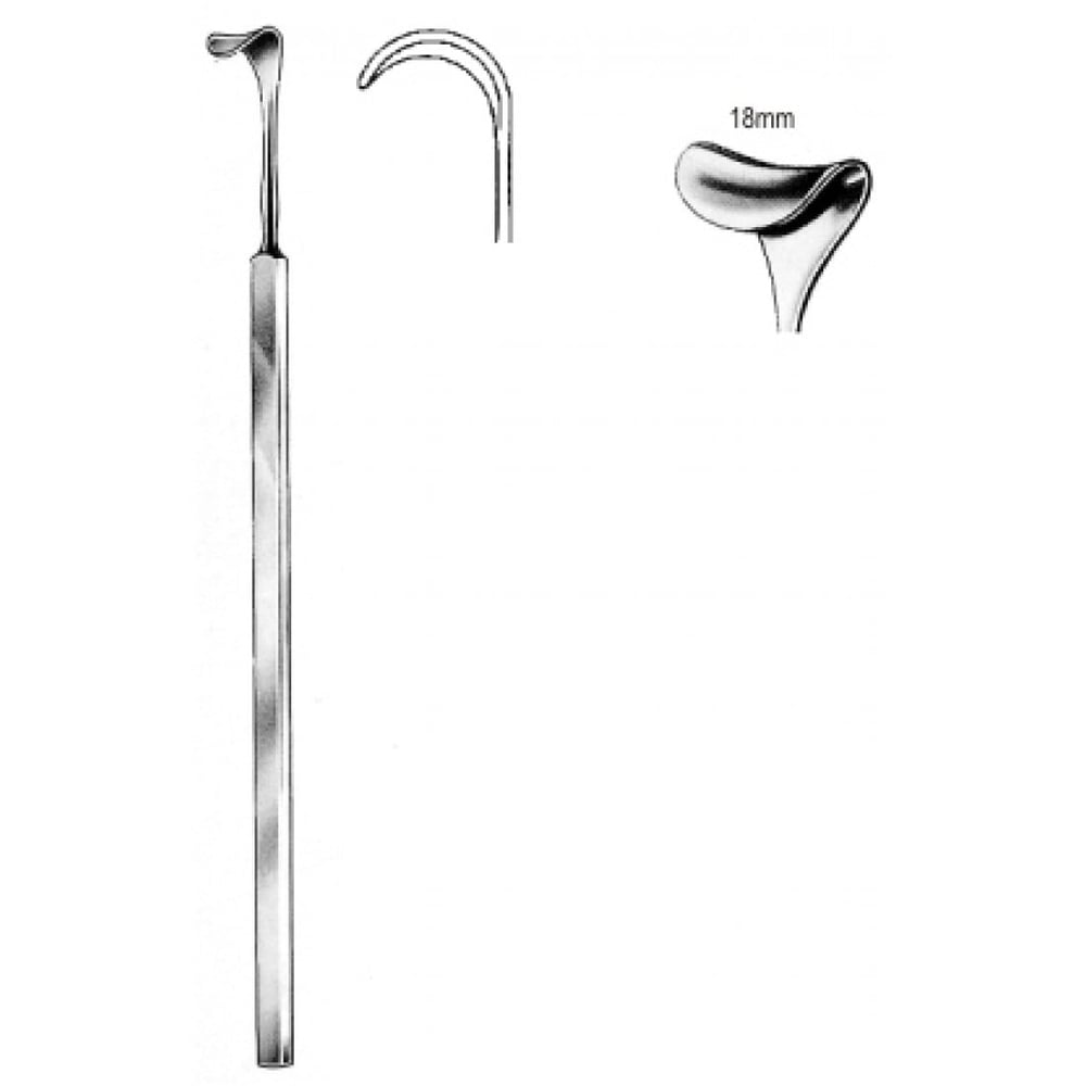 18.0152.18 Cushing Retractor 18mmx24cm