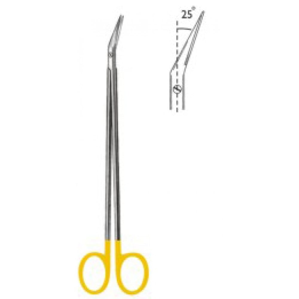 10.5540.25 DeBakey POTTS-SMITH Vask.Makas 19cm 25ø TC