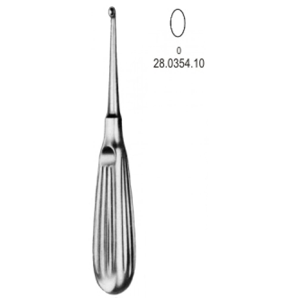 28.0354.10 Schede Kemik Küreti 17cm, Fig.0