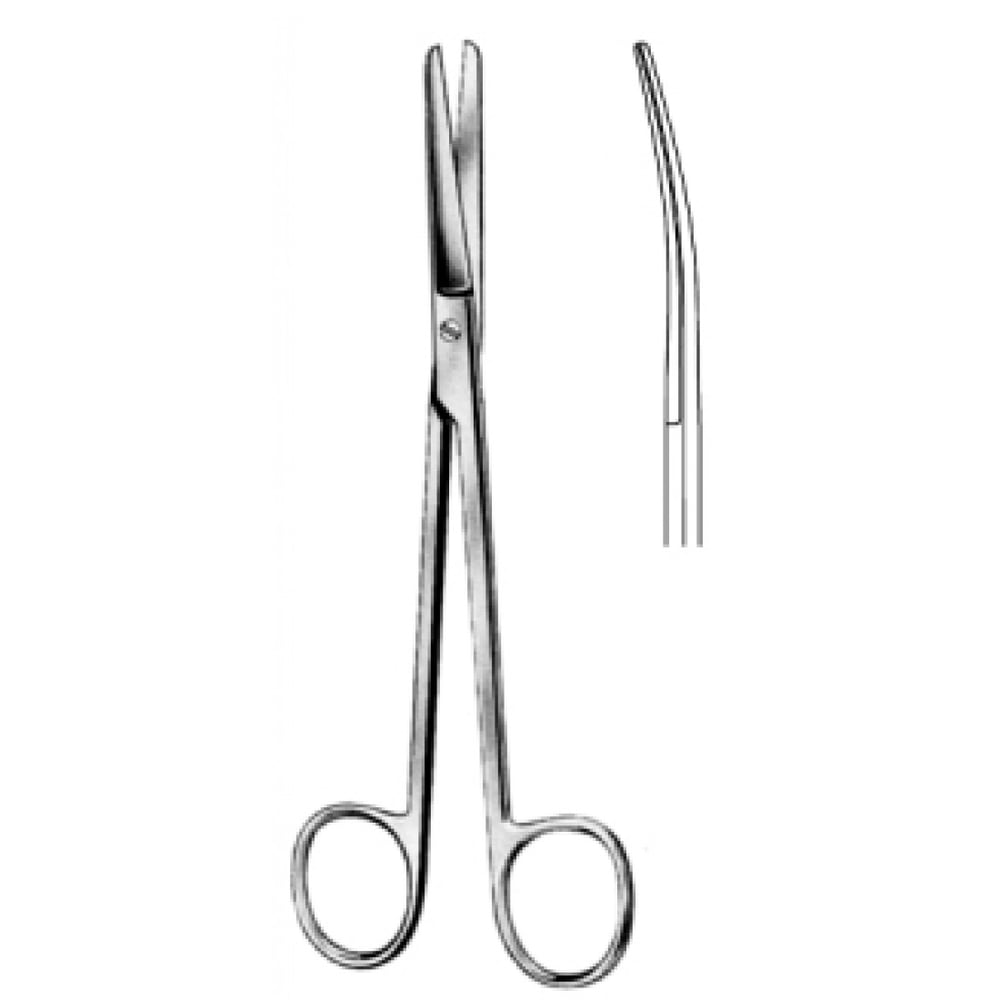 10.0101.15 Mixter Makas Künt/Künt Eğri 15.5cm
