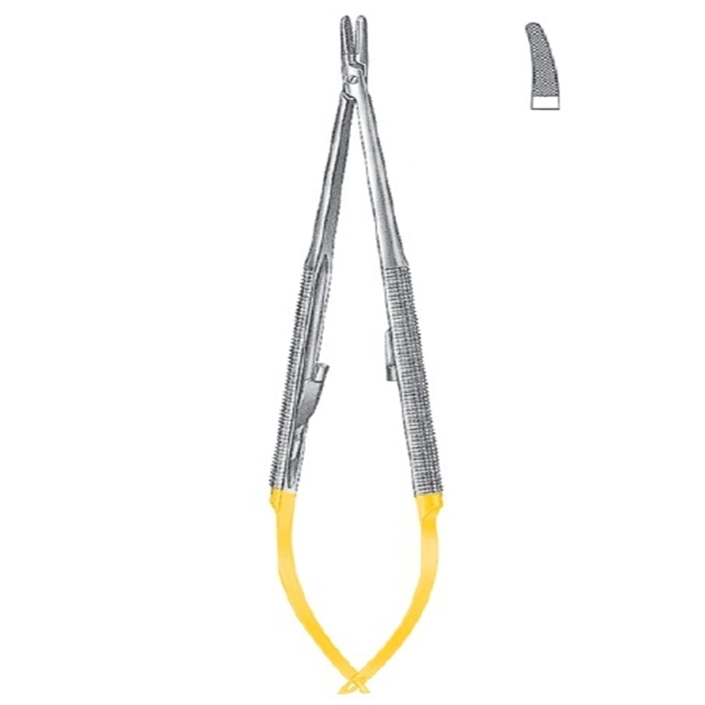 21.5997.23 Castroviejo Mikro Portegü Eğri 23cm TC 