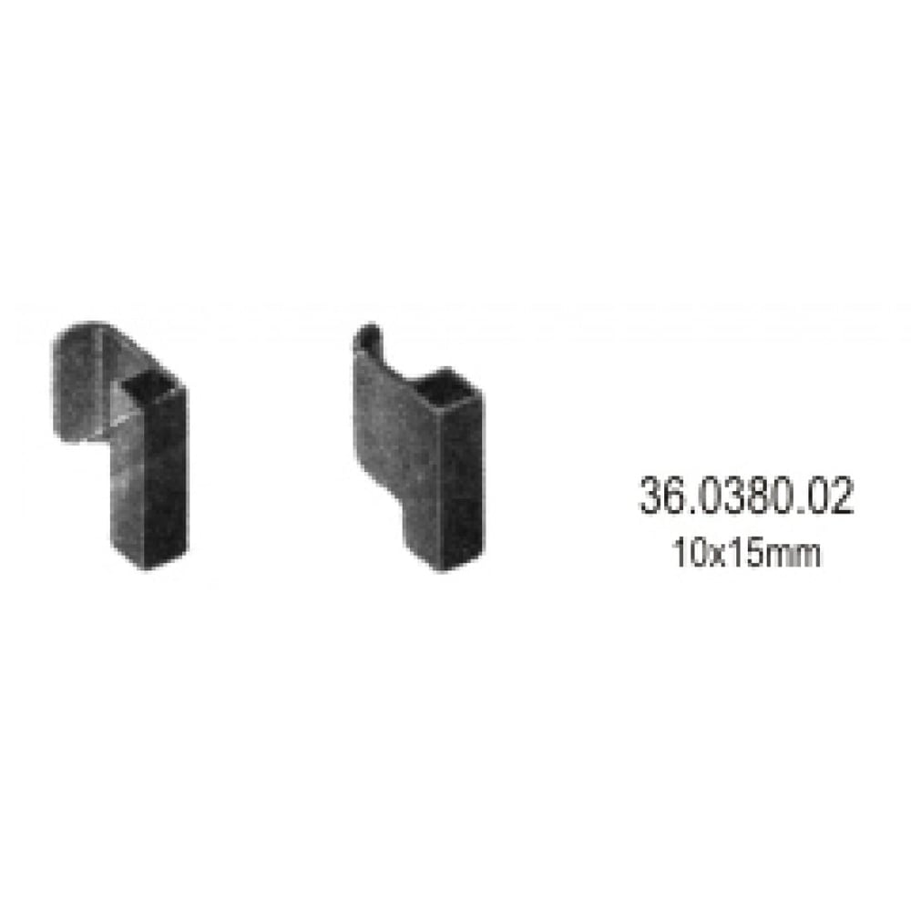 36.0380.02 Sadece Bıçaklar , Struck Ekartör İçin 10x15mm, Çift