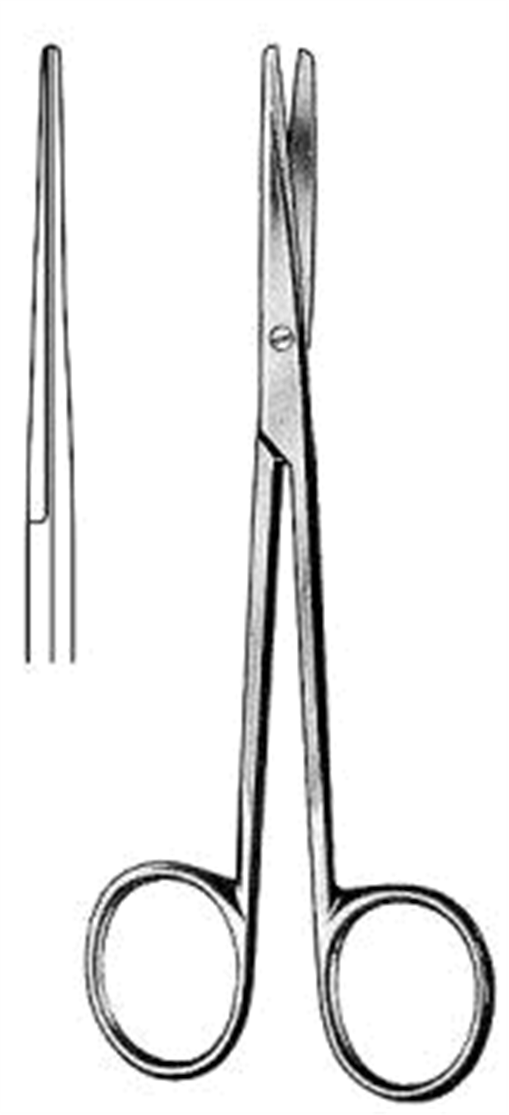 Metzenbaum Makas Düz 14.5cm Sol el