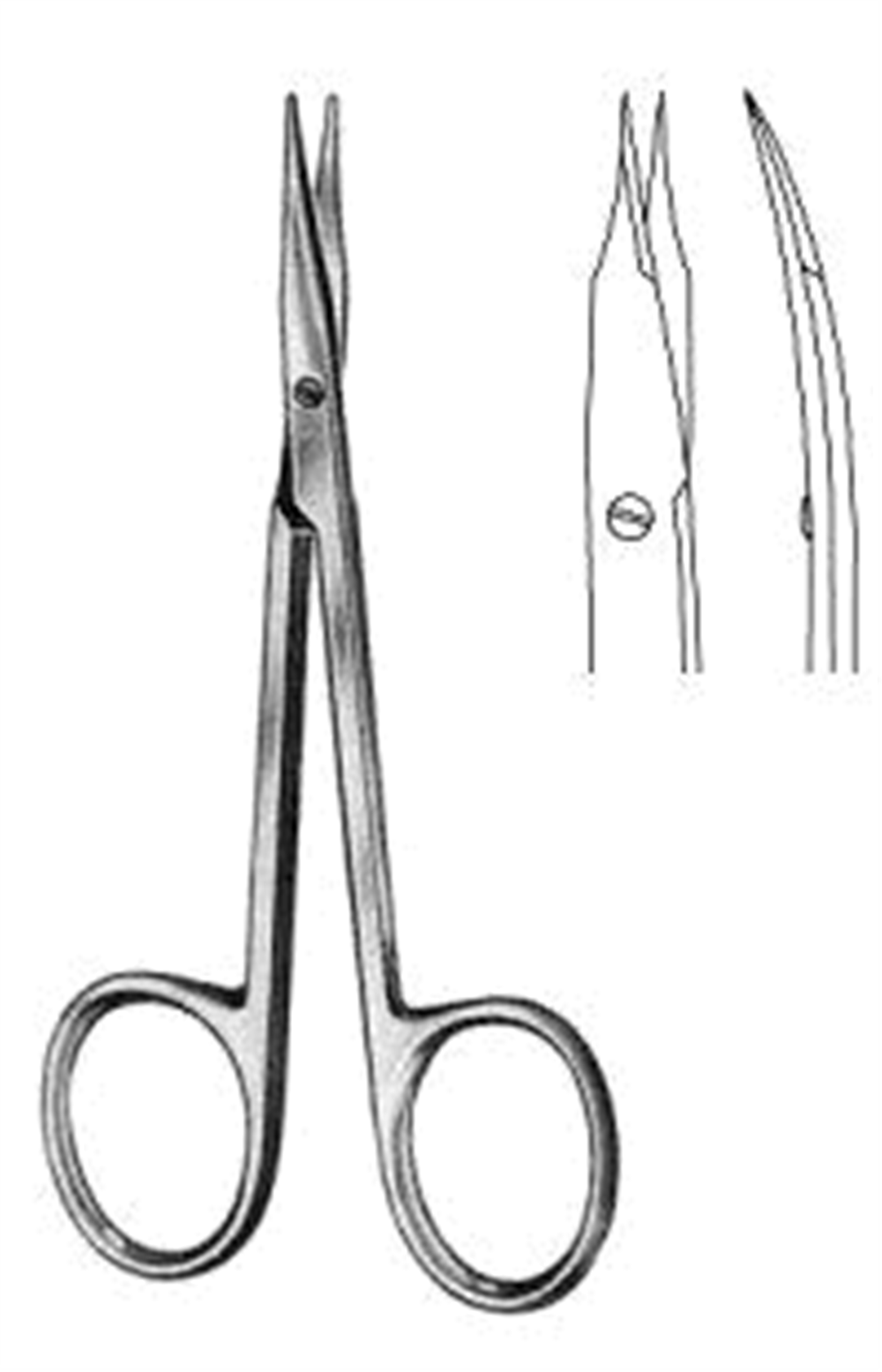 STEVENS Tenotomi Makas Eğri Keskin/Keskin 12cm