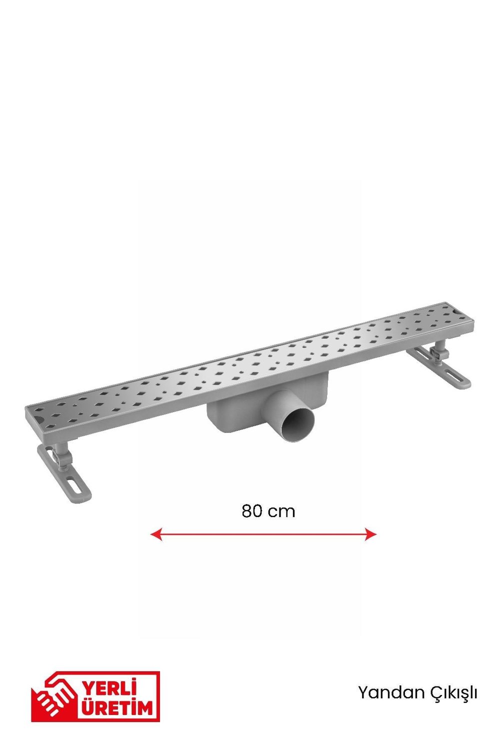 Gama 20935 60 cm Lineer Süzgeç Seramik Uyumlu Döner Ayak