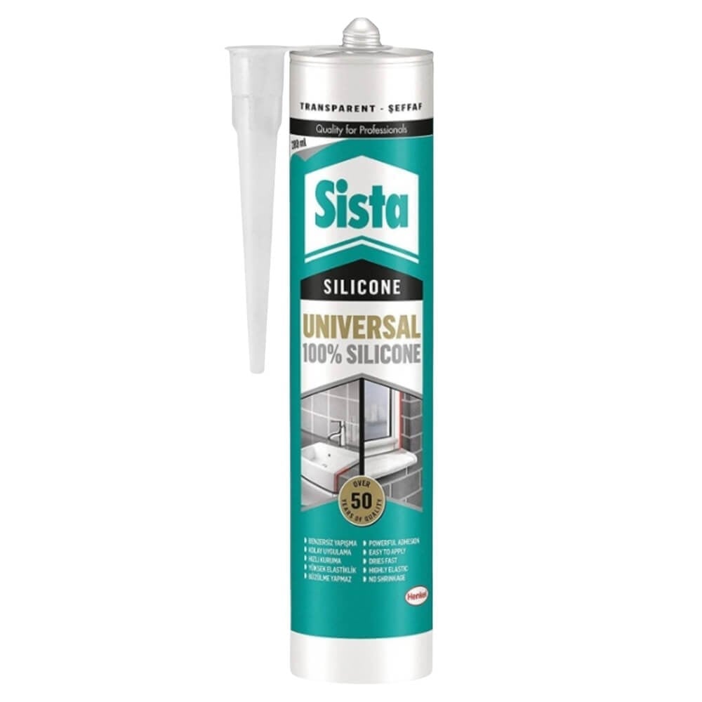 Sista Şeffaf Silikon 280Ml (Koli 20 Adet)