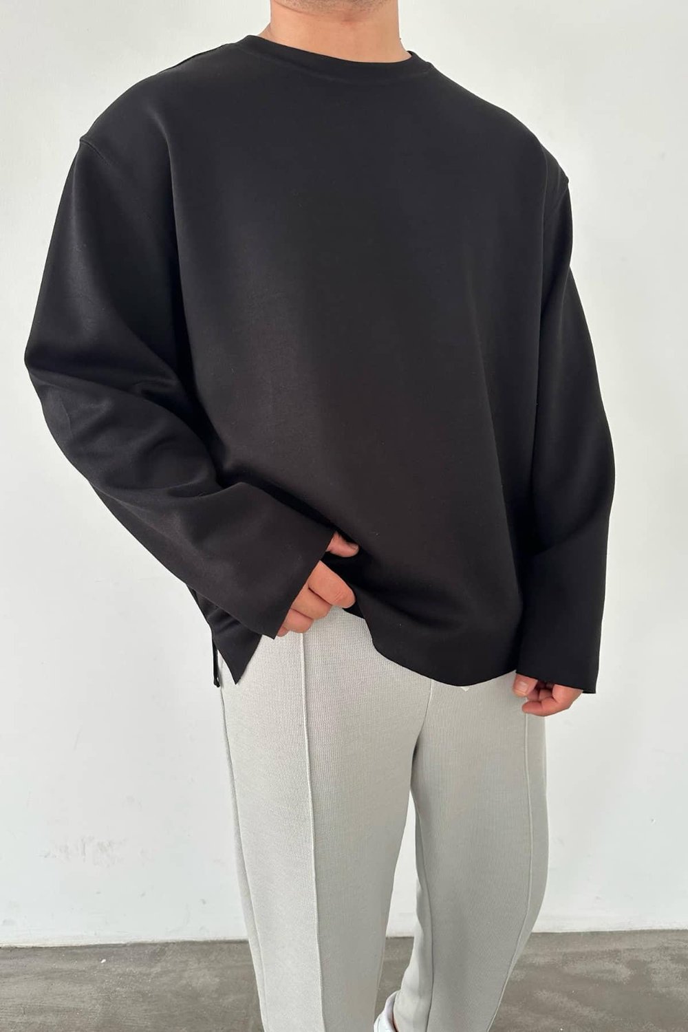 Siyah Scuba Sweat
