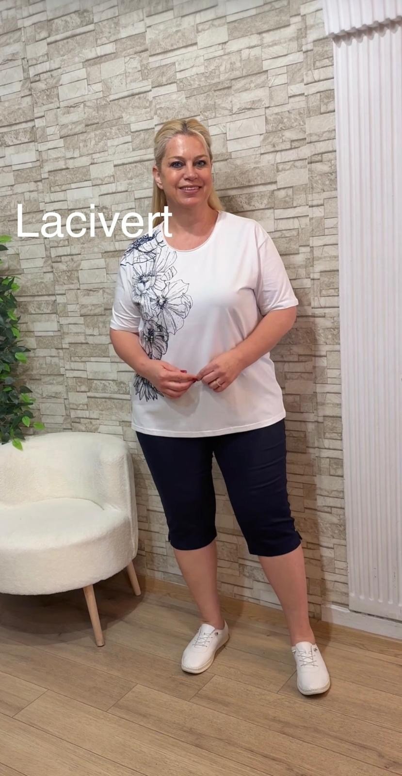 1156 FULL LİKRA BELİ LASTİKLİ KAPRİ-LACİVERT