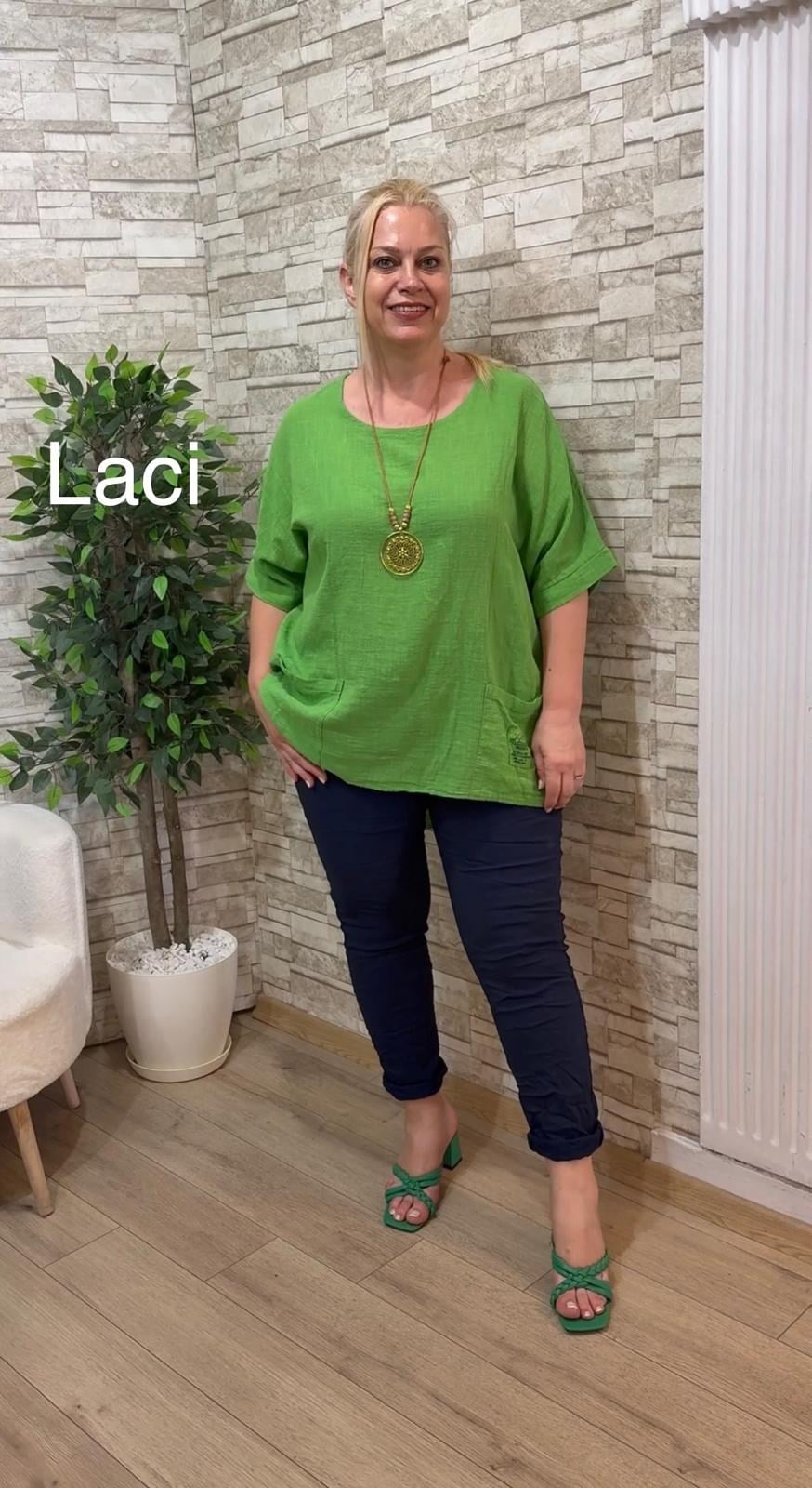 1187 İTALYAN BÜYÜK KALIP DÜZ RENK PANTOLON-LACİVERT