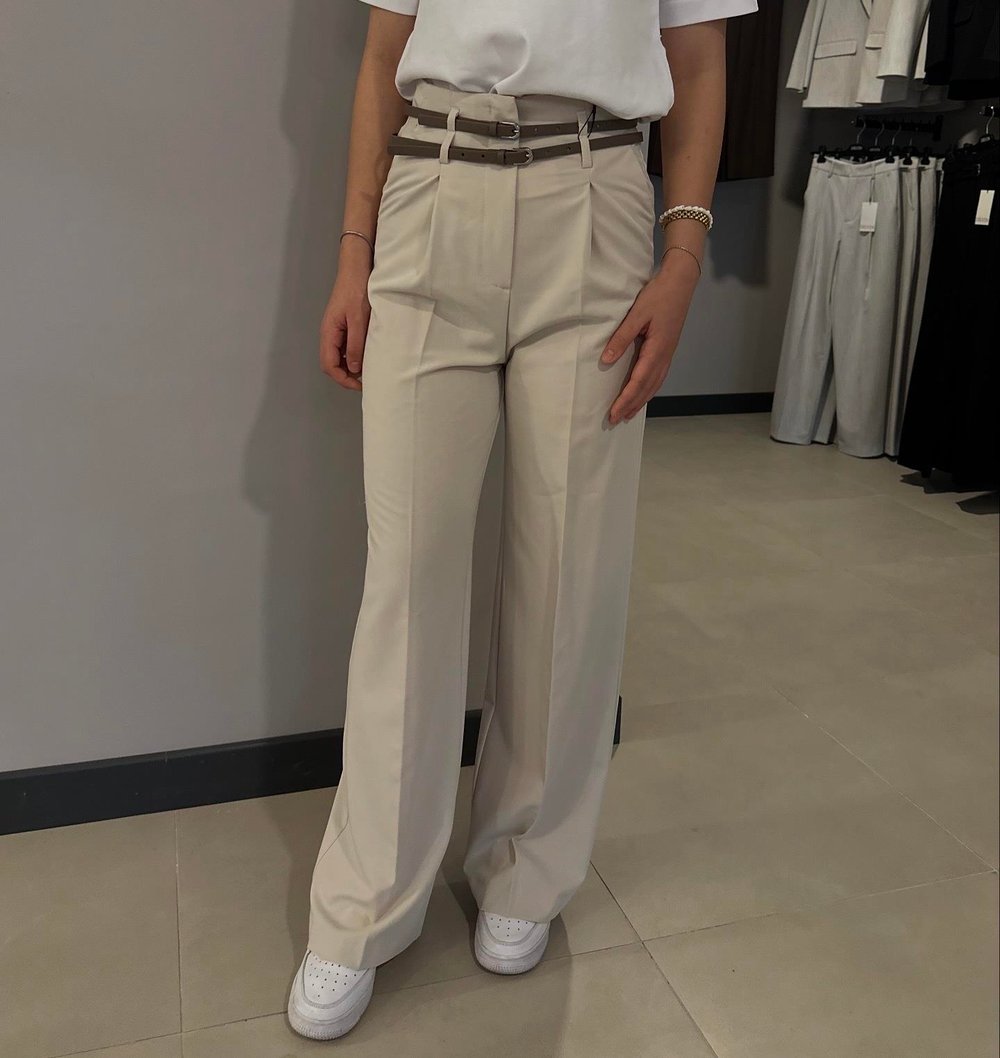Kemerli Pantolon