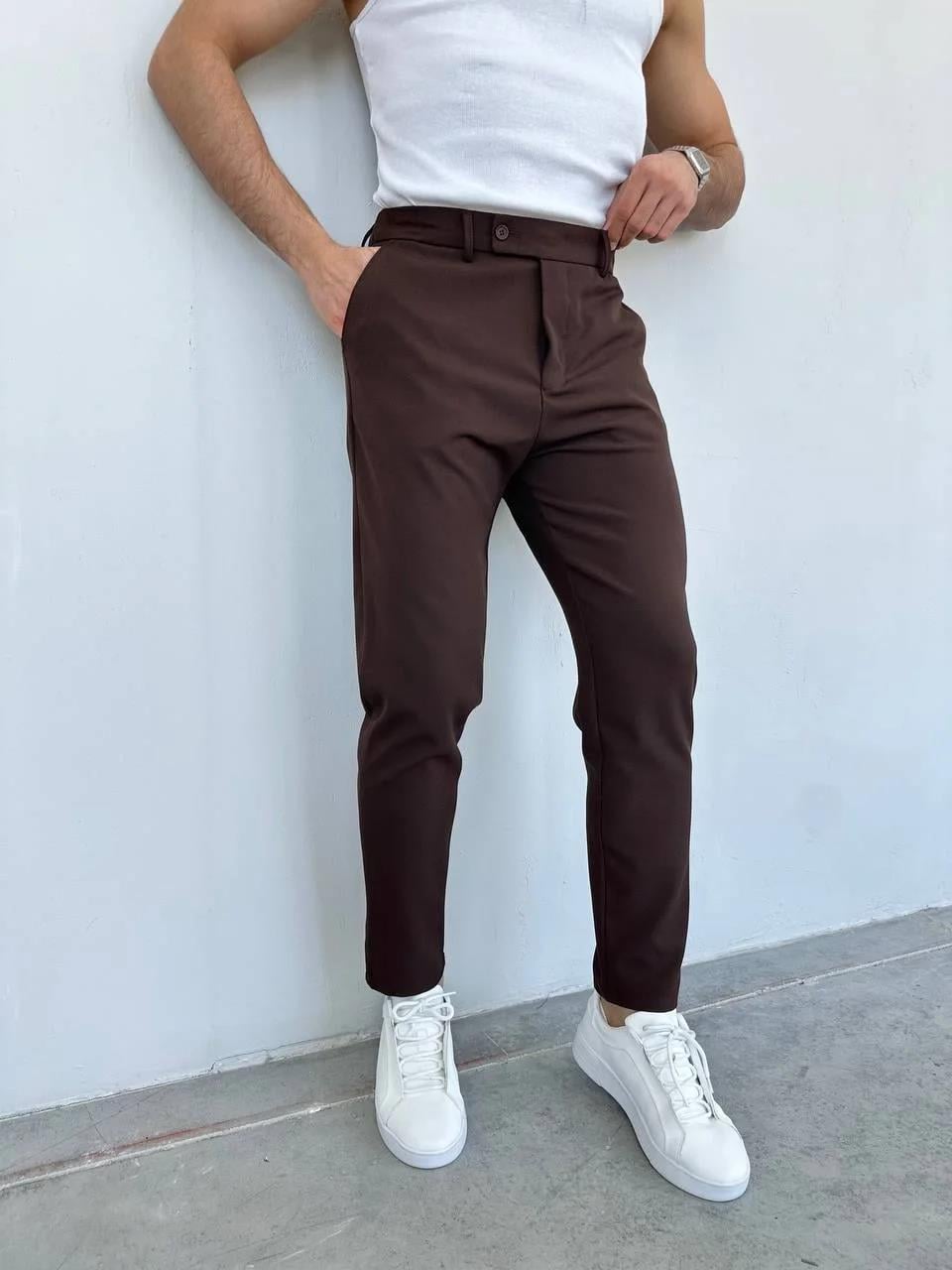 Kahve Kumaş Pantolon