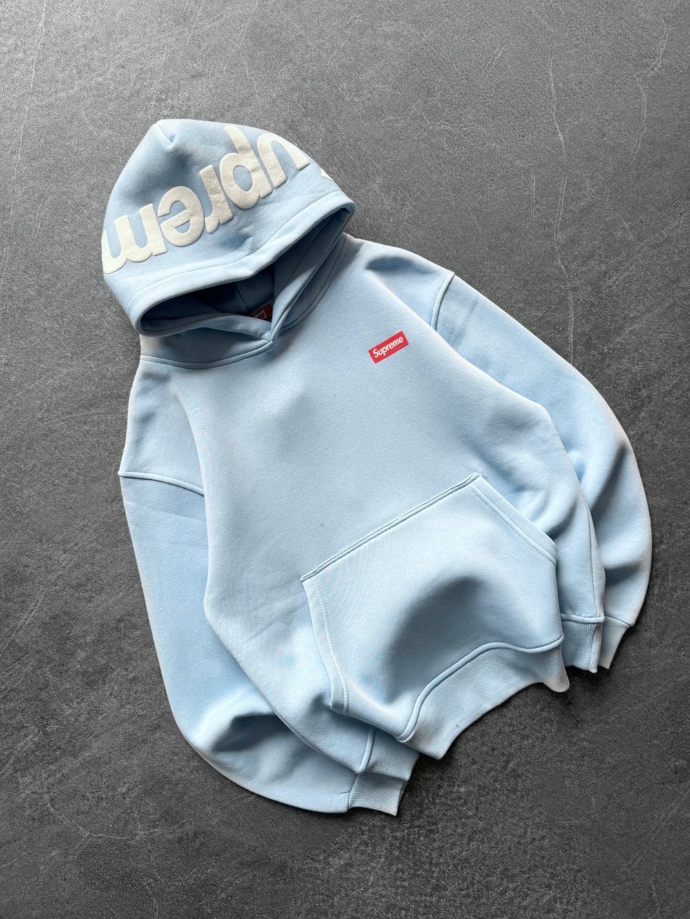 BEBE MAVİ SUPREME KAPŞONLU SWEAT