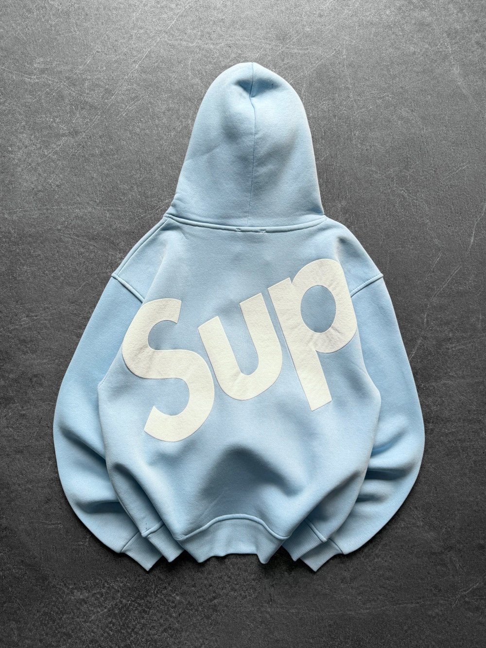 BEBE MAVİ SUPREME KAPŞONLU SWEAT