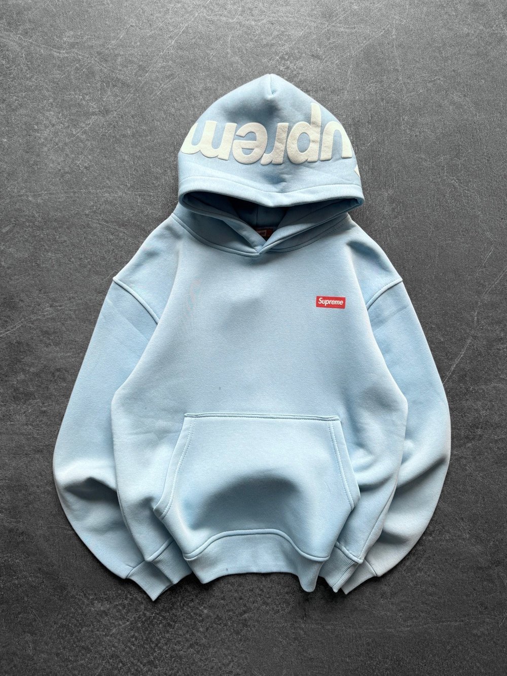 BEBE MAVİ SUPREME KAPŞONLU SWEAT