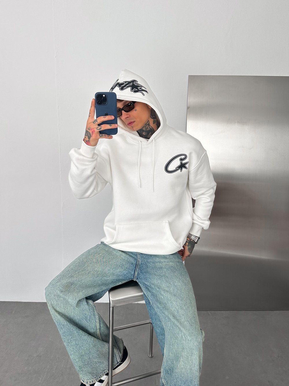 BEYAZ KAPŞON CORTEİZ SWEAT