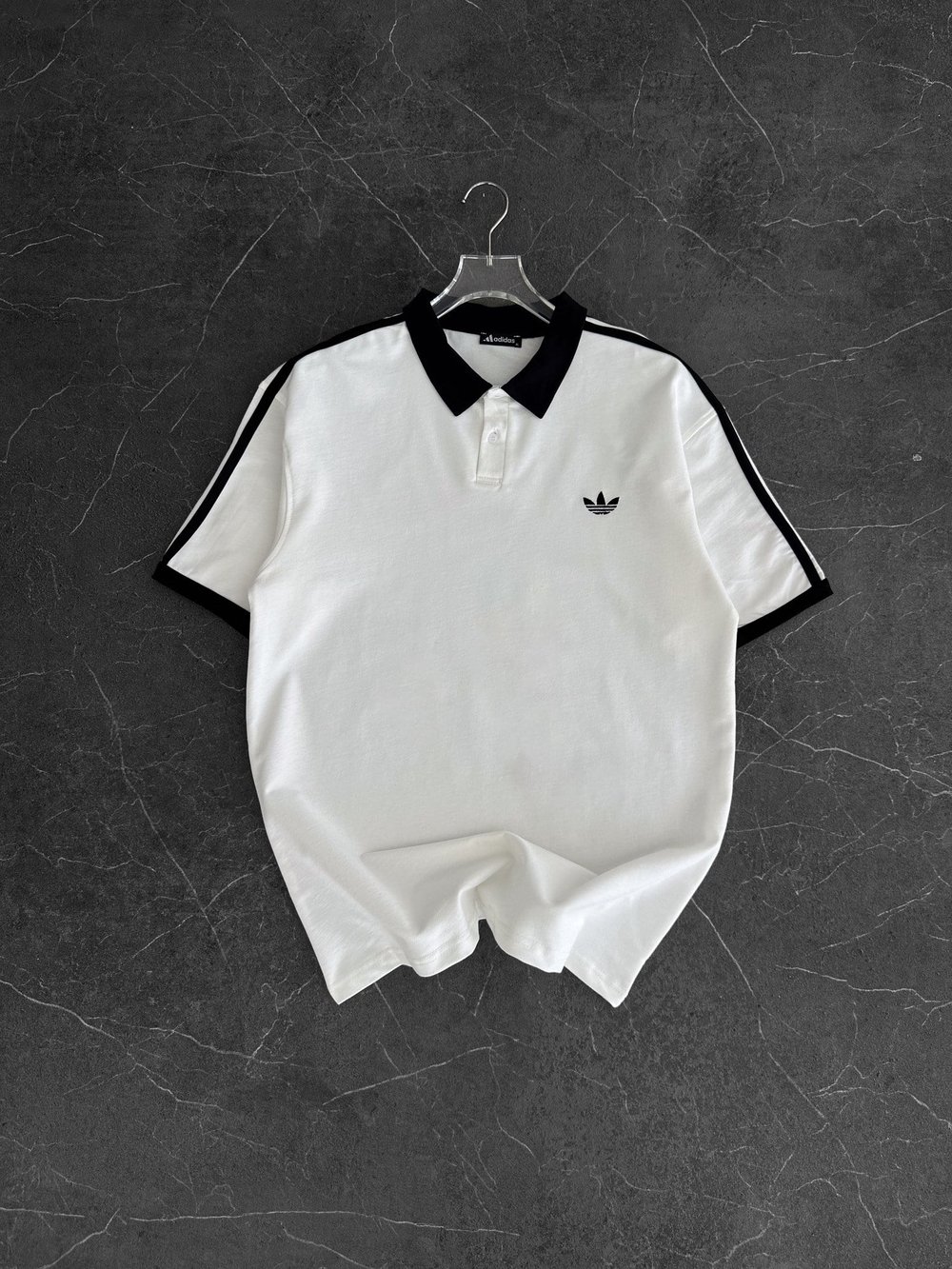 BEYAZ POLO YAKA ADİDAS TSHİRT
