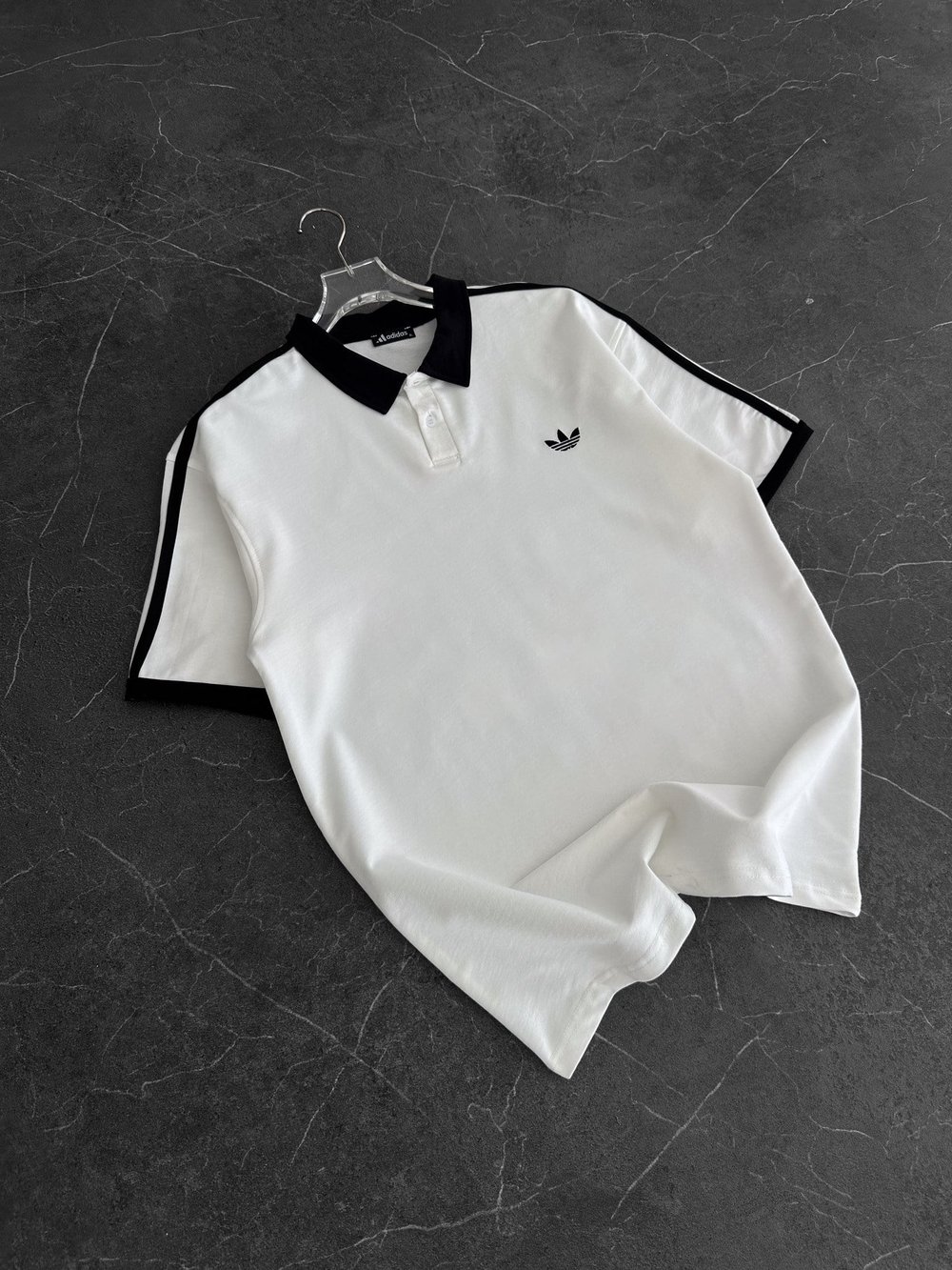 BEYAZ POLO YAKA ADİDAS TSHİRT
