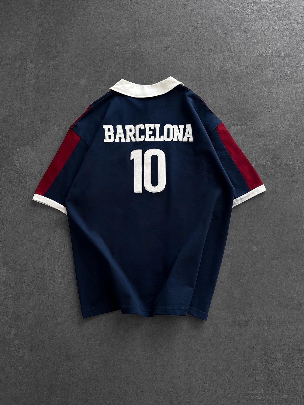 BEYAZ SIRT 10 BARCELONA TSHİRT