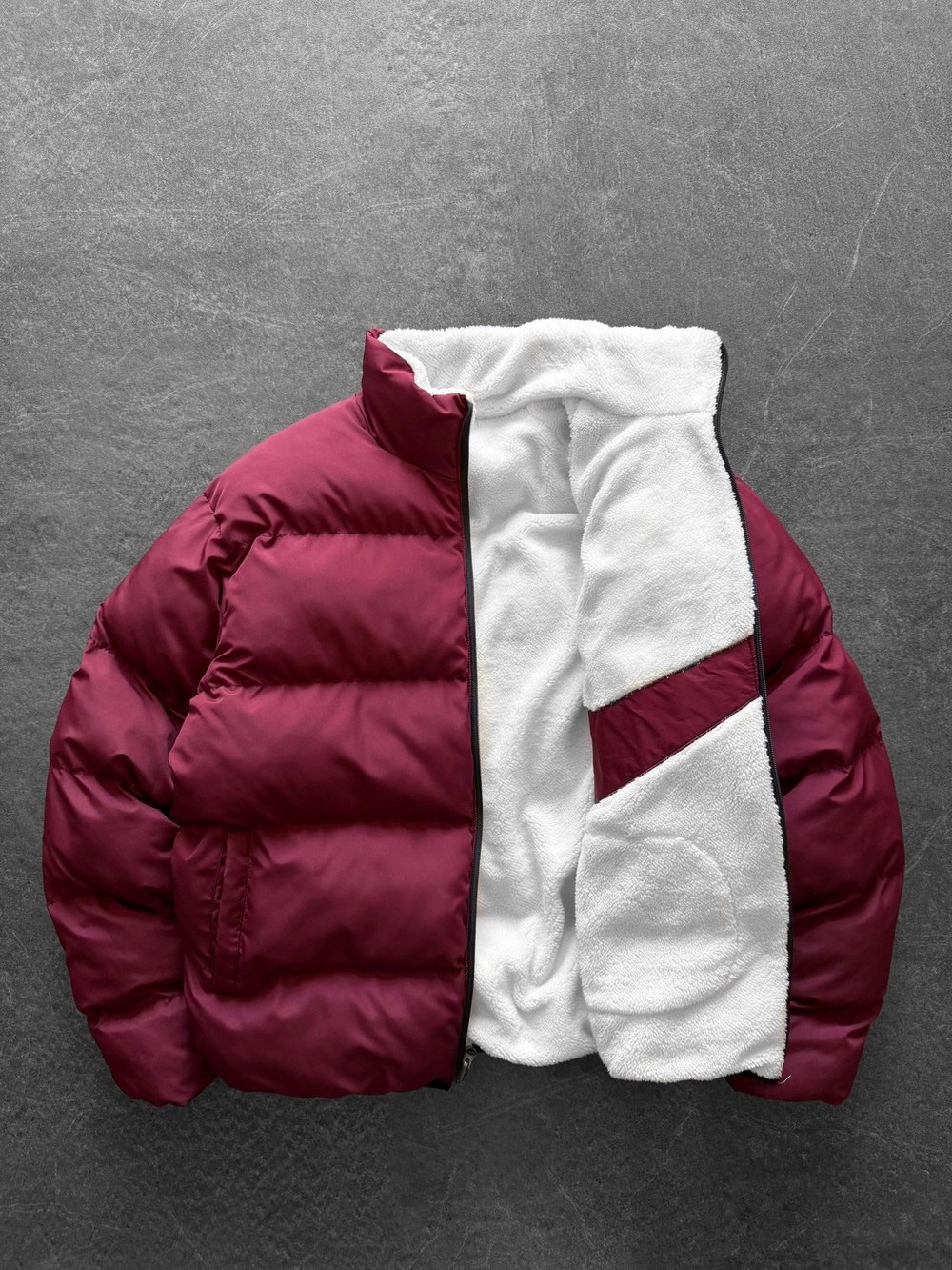 BORDO ÇİFT TARAFLI NİKE MONT