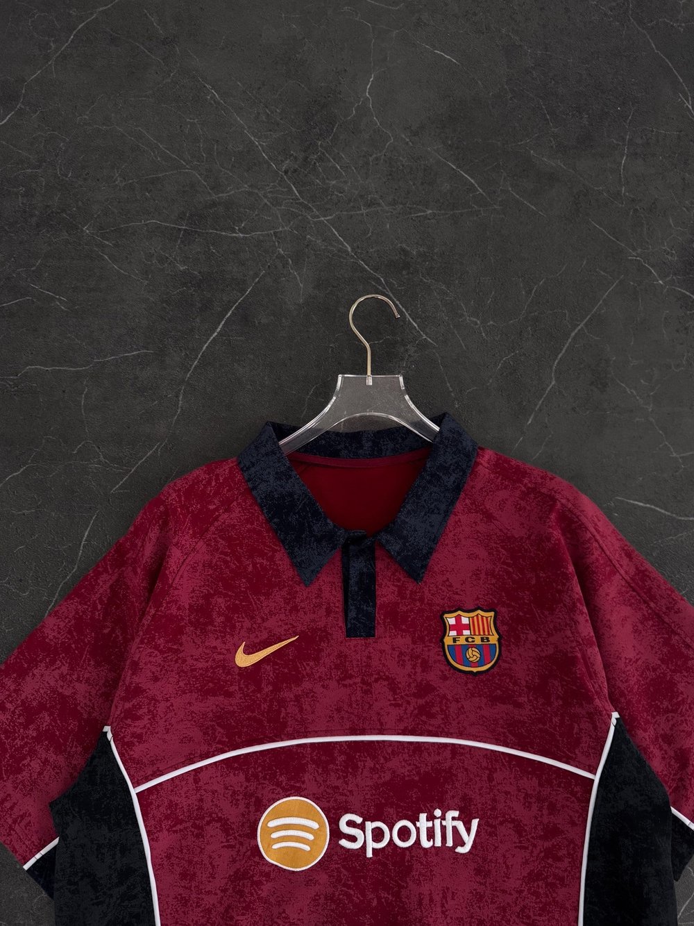BORDO ÇOK YIKAMA BARCELONA TSHİRT