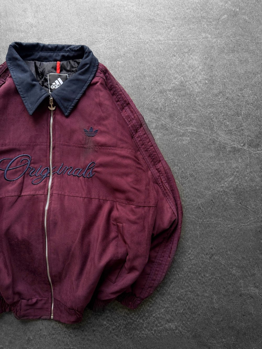 BORDO ORİGİNALS ADİDAS CEKET