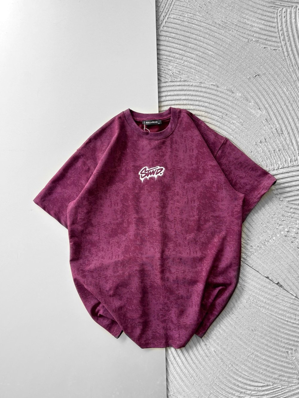 BORDO SPREY STWD TSHİRT