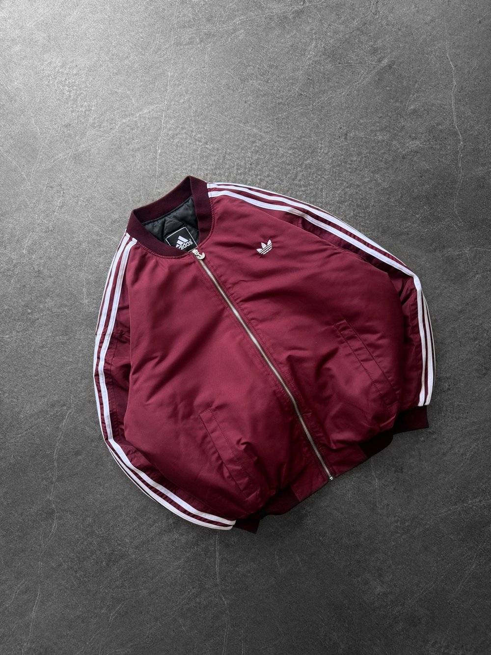 BORDO STRK ADİDAS BOMBER CEKET