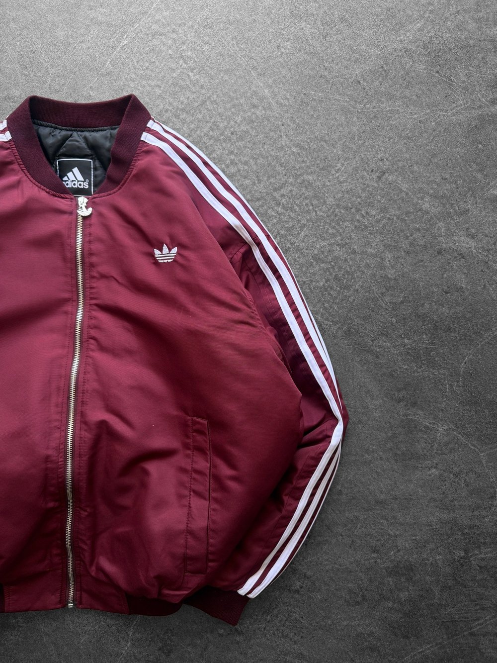 BORDO STRK ADİDAS BOMBER CEKET
