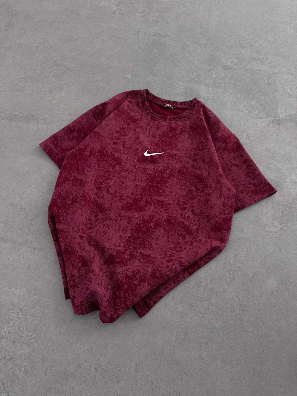 BORDO SWM LOGO NİKE TSHİRT