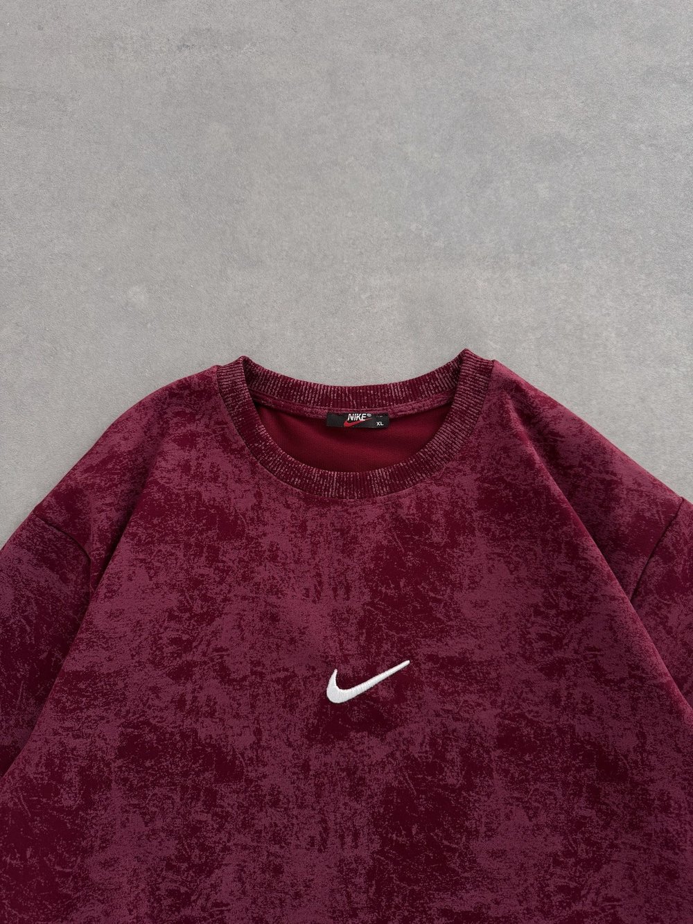BORDO SWM LOGO NİKE TSHİRT
