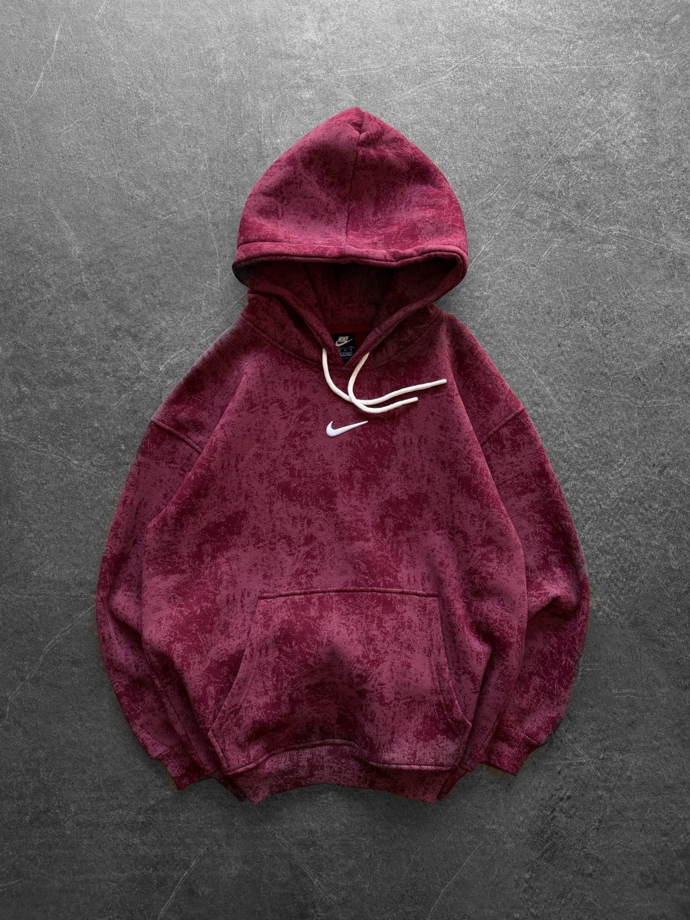 BORDO SWM NİKE KAPŞONLU SWEAT