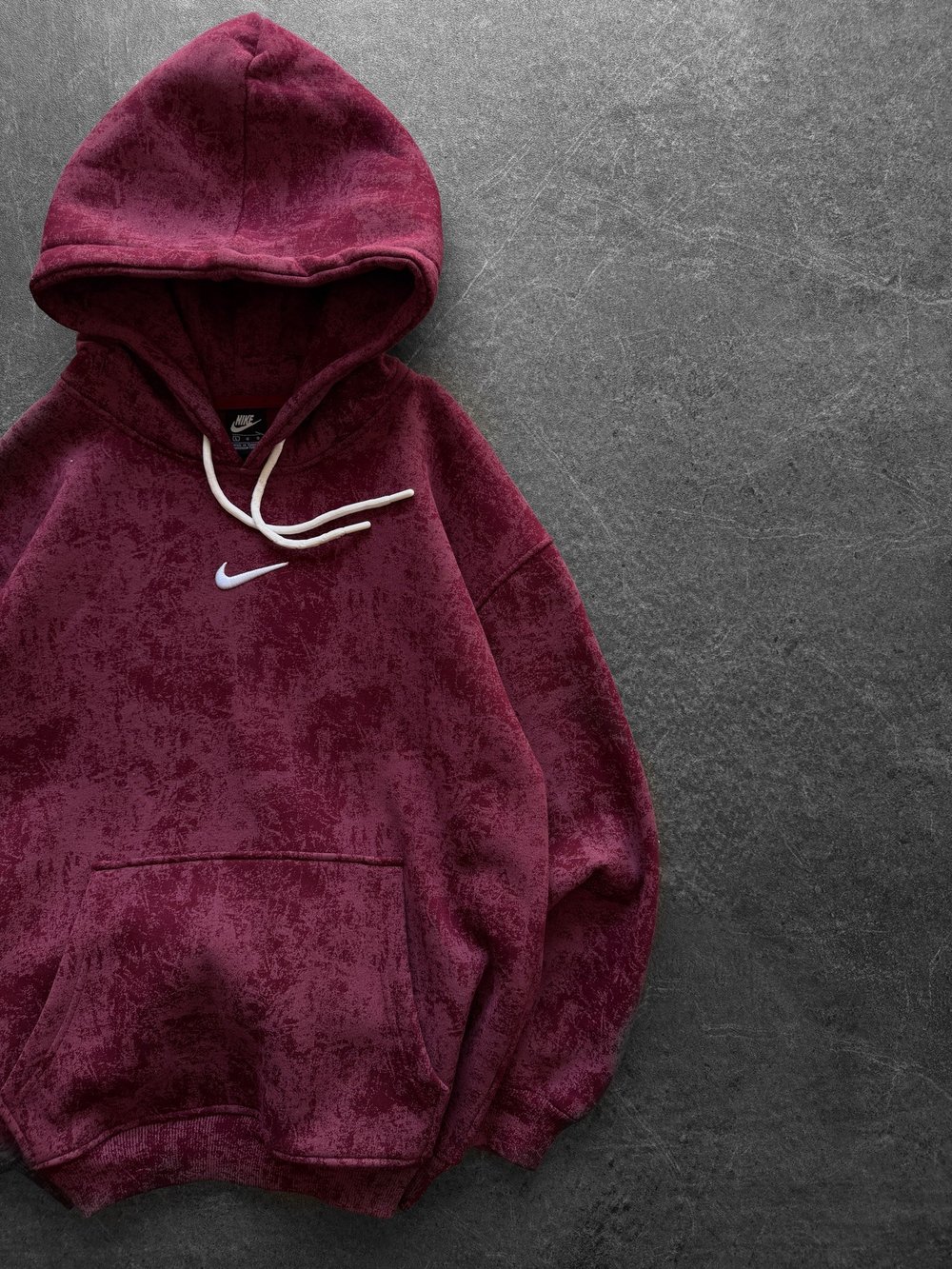 BORDO SWM NİKE KAPŞONLU SWEAT