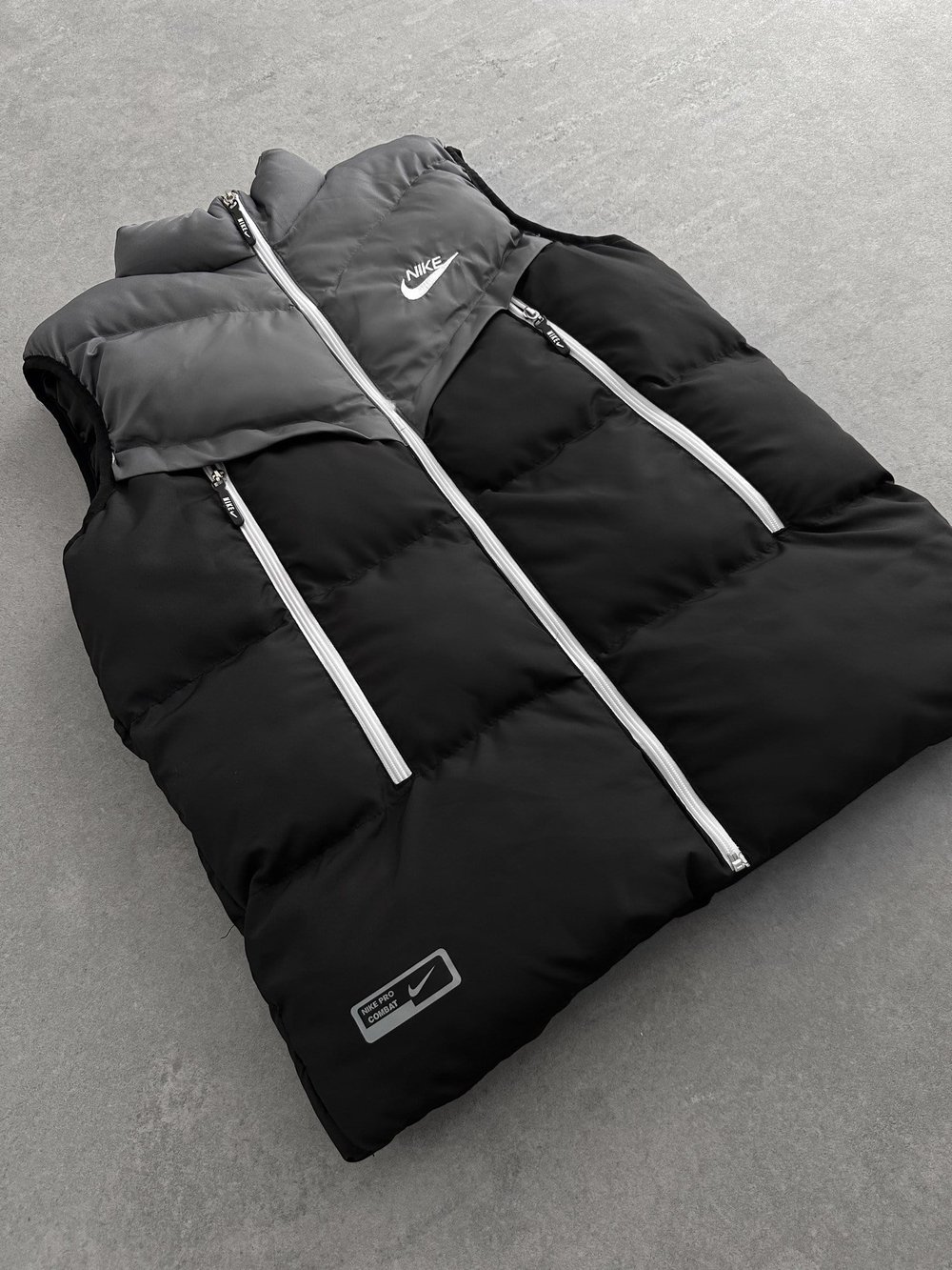 GRİ ÇİFT TECH YELEK