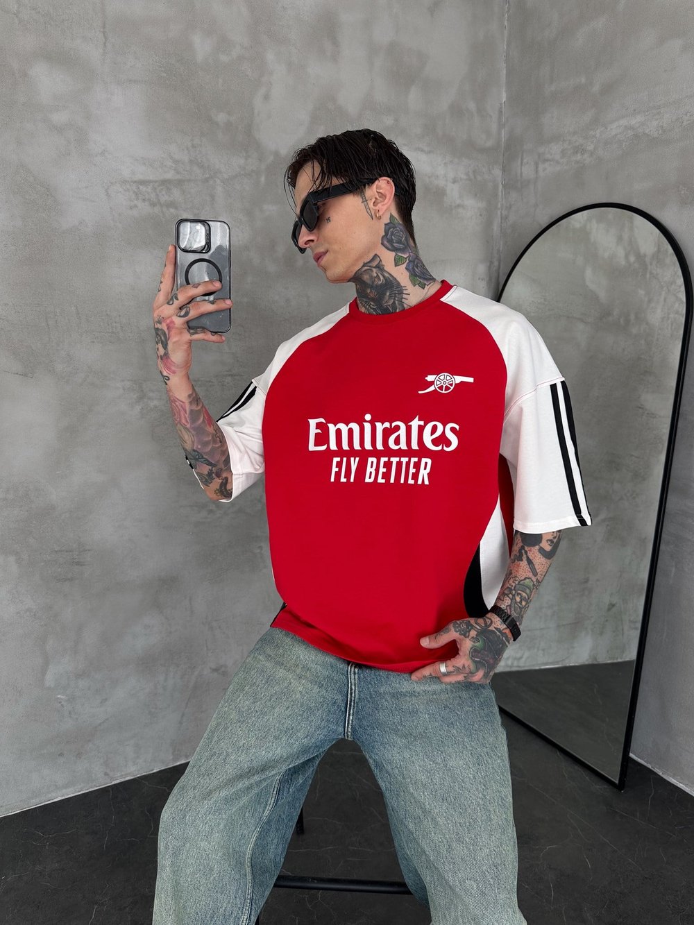 KIRMIZI BİSİKLET ARSENAL TSHİRT