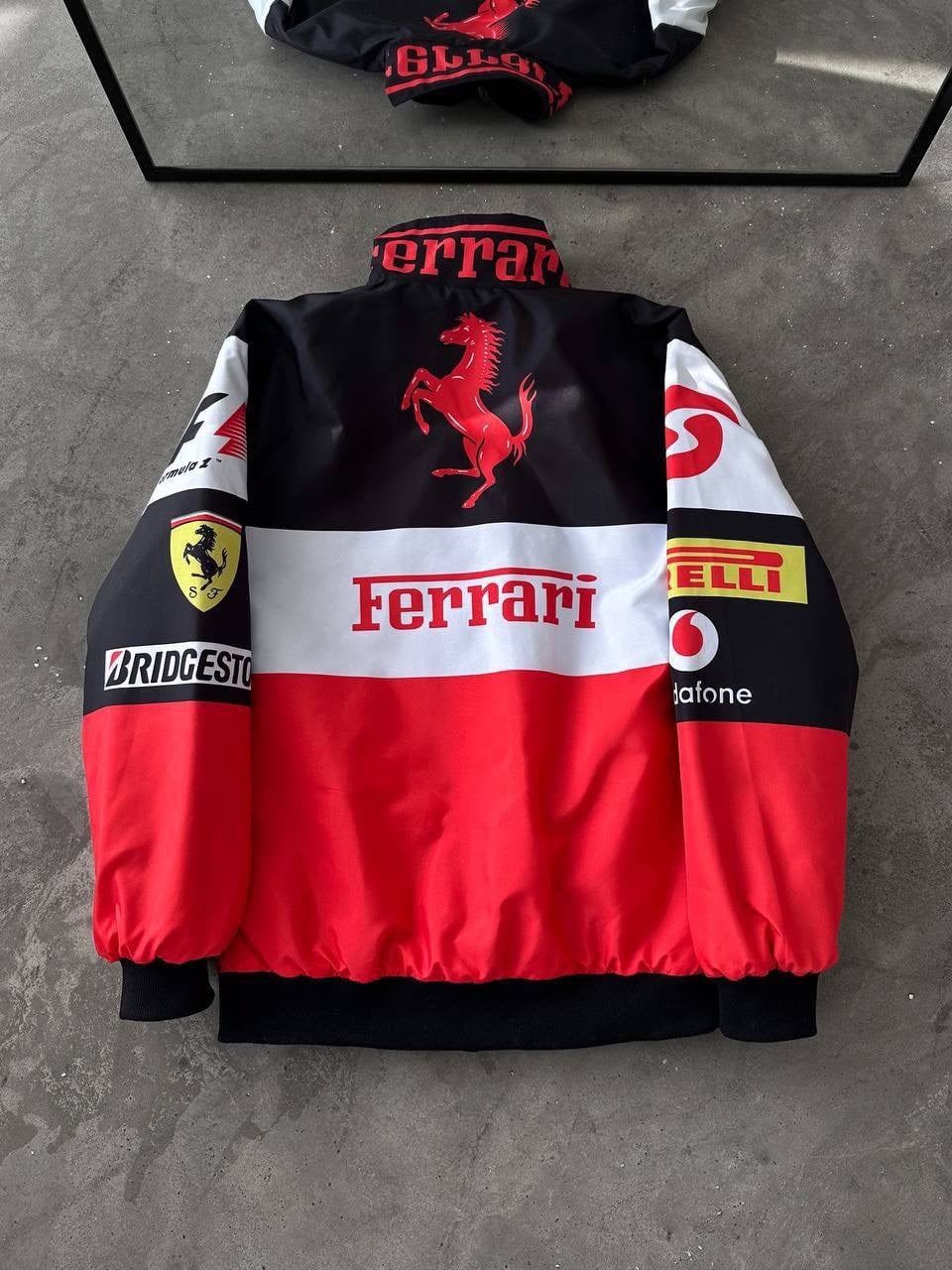 KIRMIZI FERRARİ BOMBER CEKET