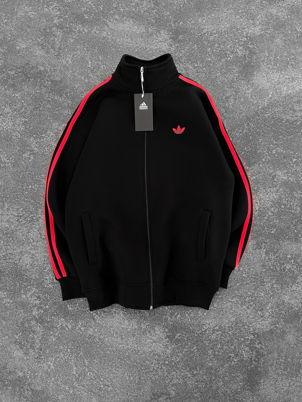 KIRMIZI LOGO ADİDAS HIRKA
