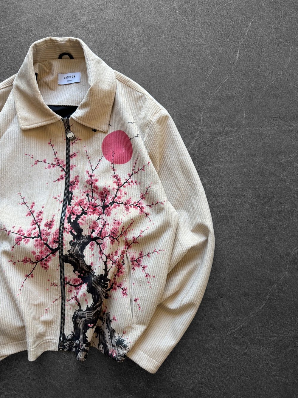 KREM SAKURA 2M KADİFE CEKET