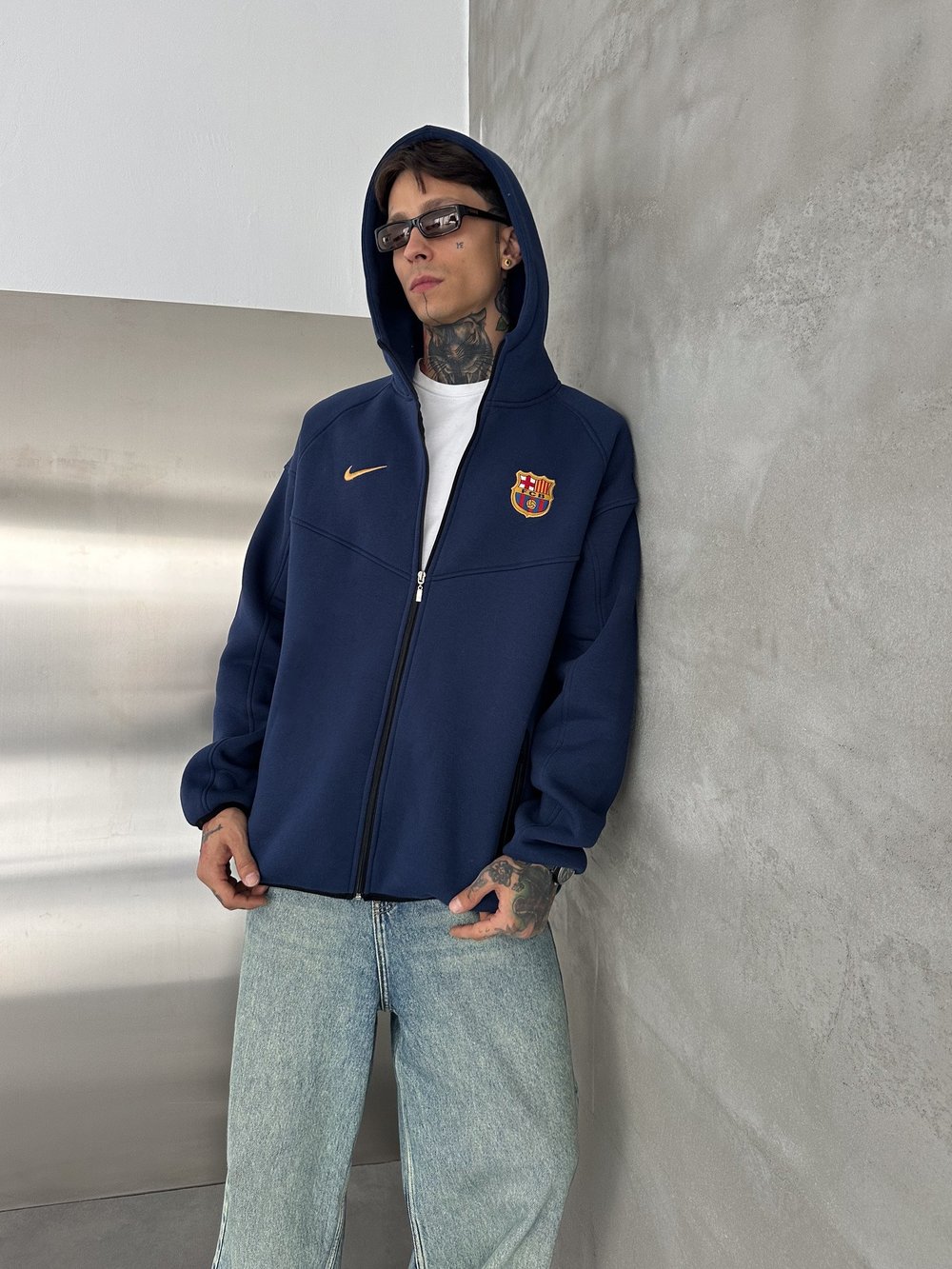LACİVERT BARCELONA TECH HIRKA
