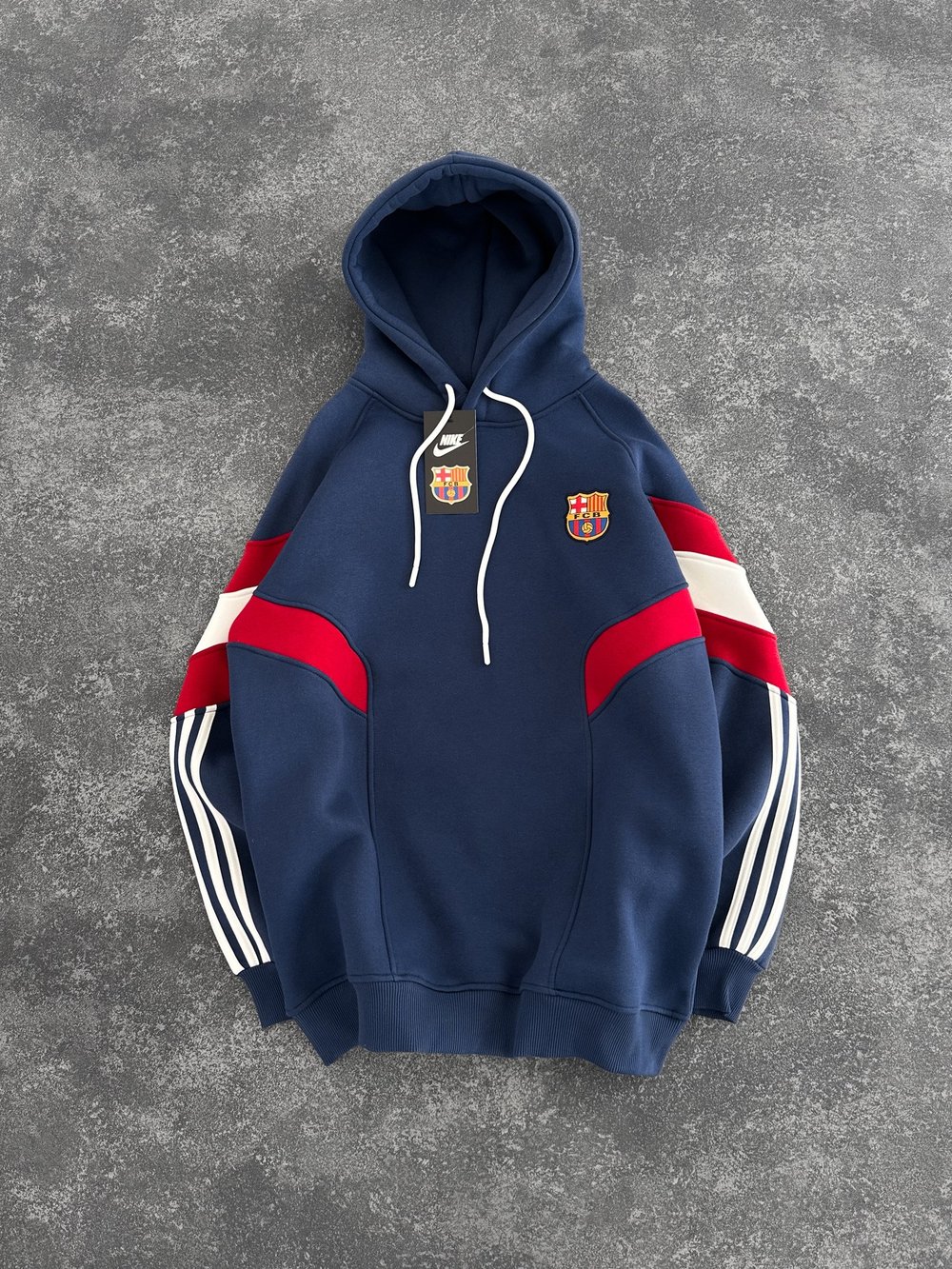 LACİVERT TEK GARNİ BARCELONA SWEAT