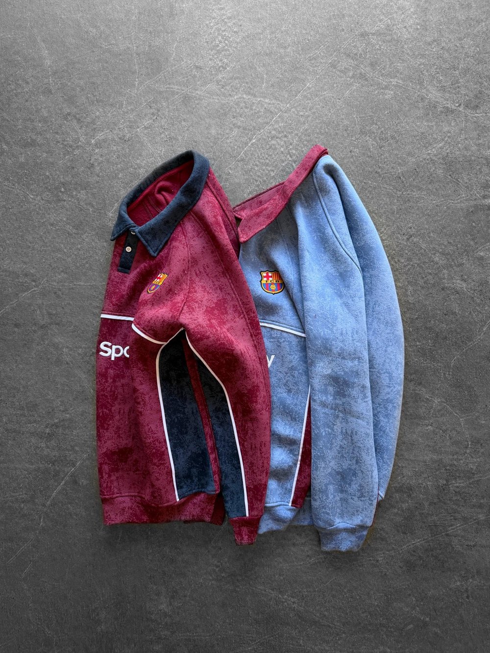 MAVİ ÇOK YIKAMA BARÇA SWEAT