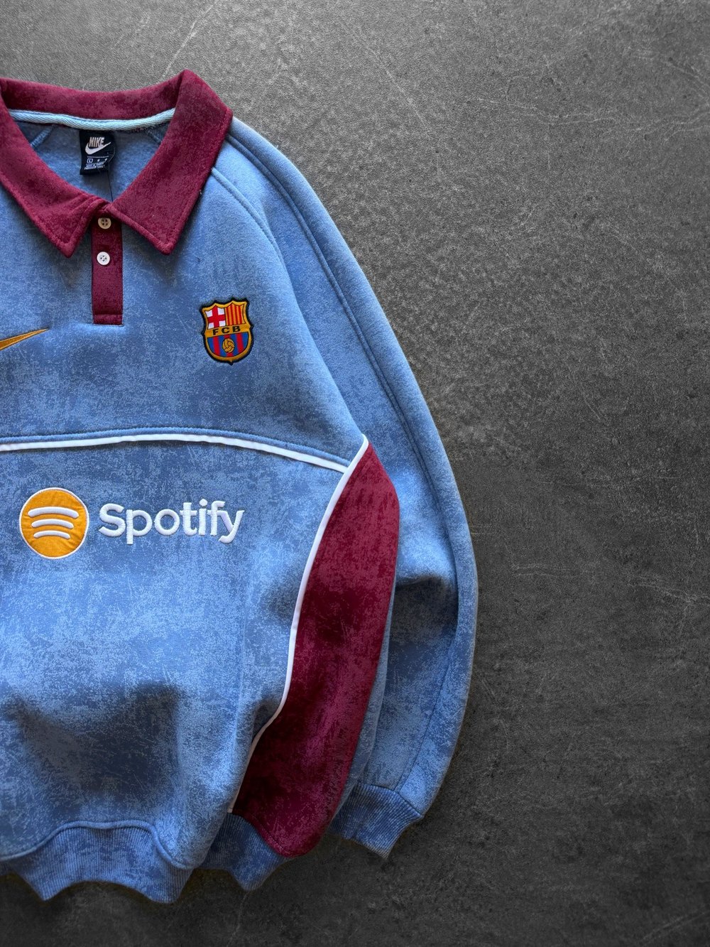 MAVİ ÇOK YIKAMA BARÇA SWEAT