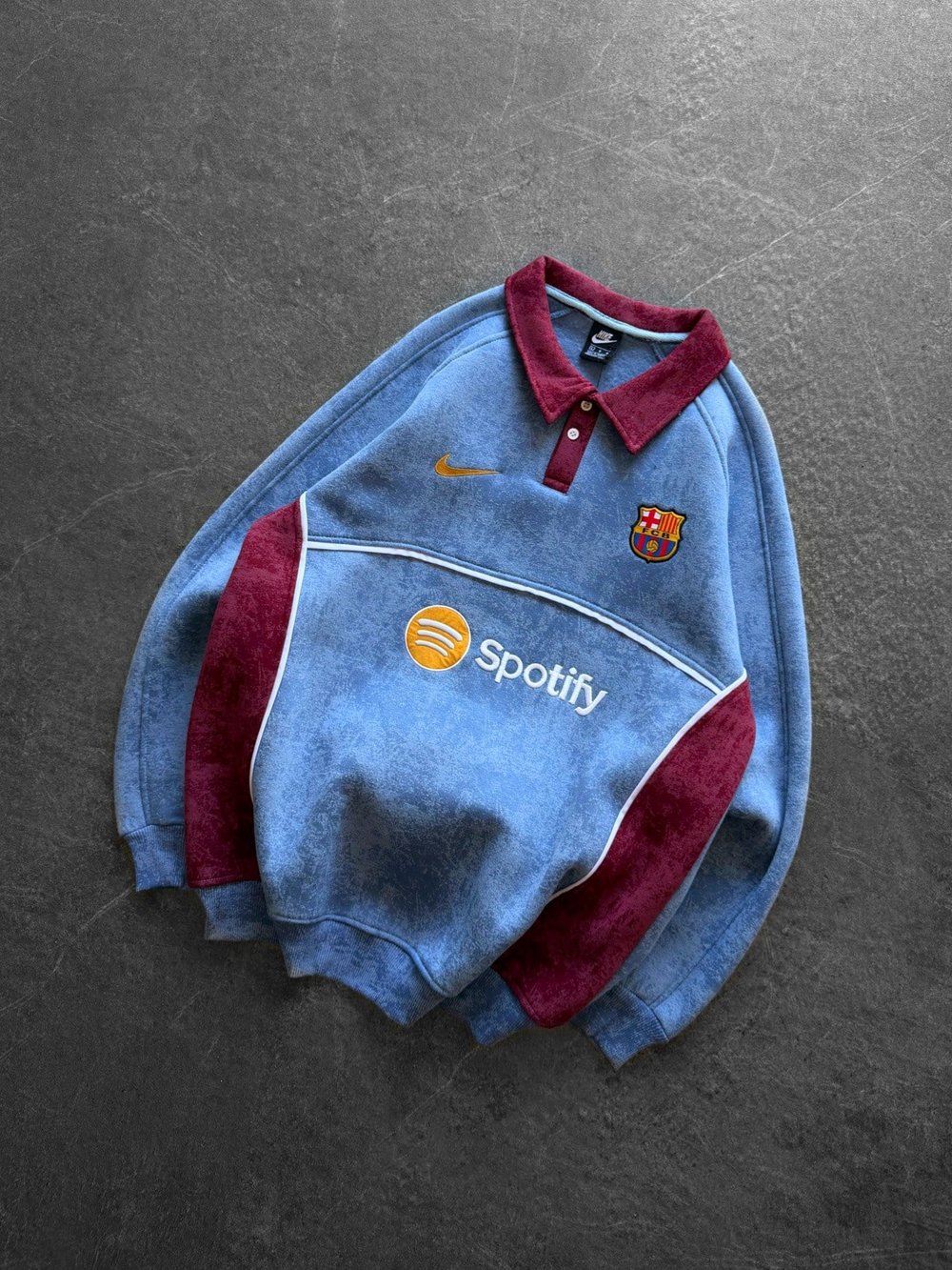 MAVİ ÇOK YIKAMA BARÇA SWEAT