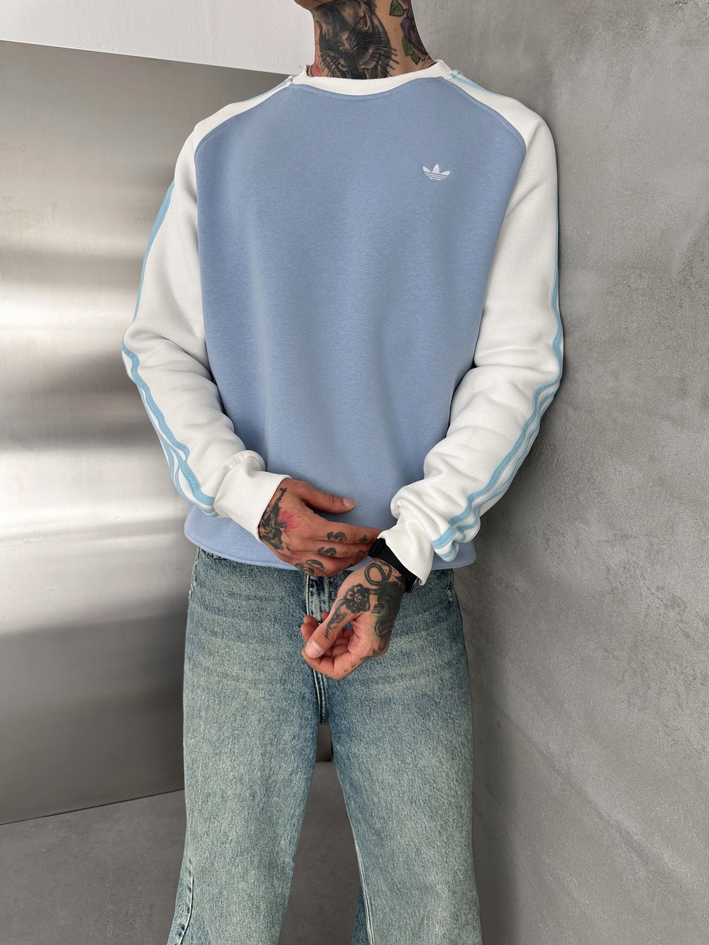 MAVİ GÖVDE ADİDAS SWEAT