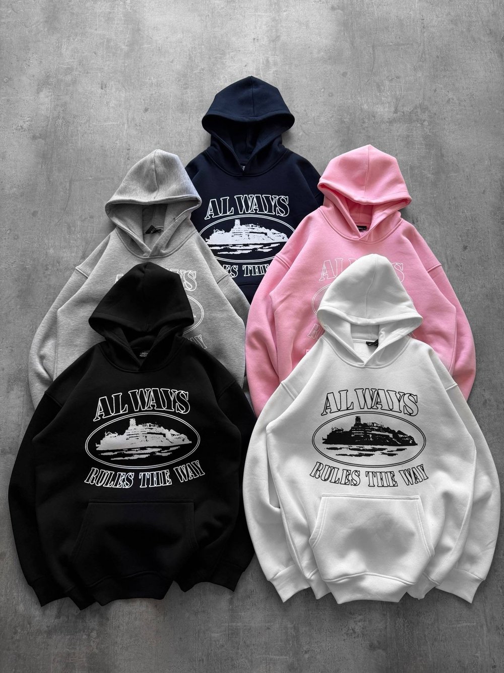 PEMBE CORTEİZ ALWAYS KAPŞONLU SWEAT