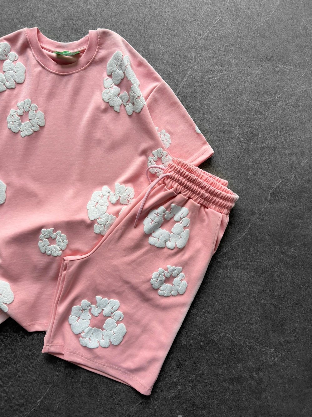 PEMBE DENİM TEARS TAKIM