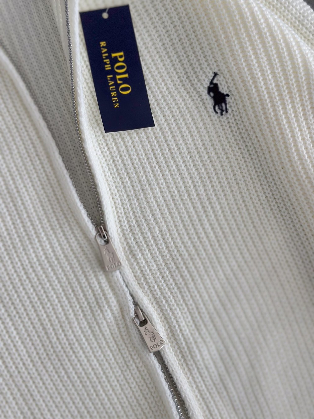 POLO BEYAZ TRİKO HIRKA