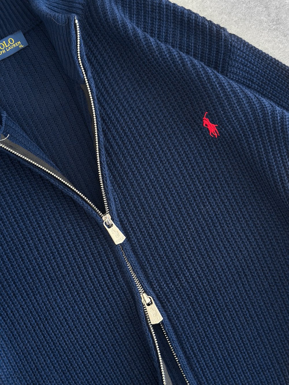 POLO LACİVERT TRİKO HIRKA