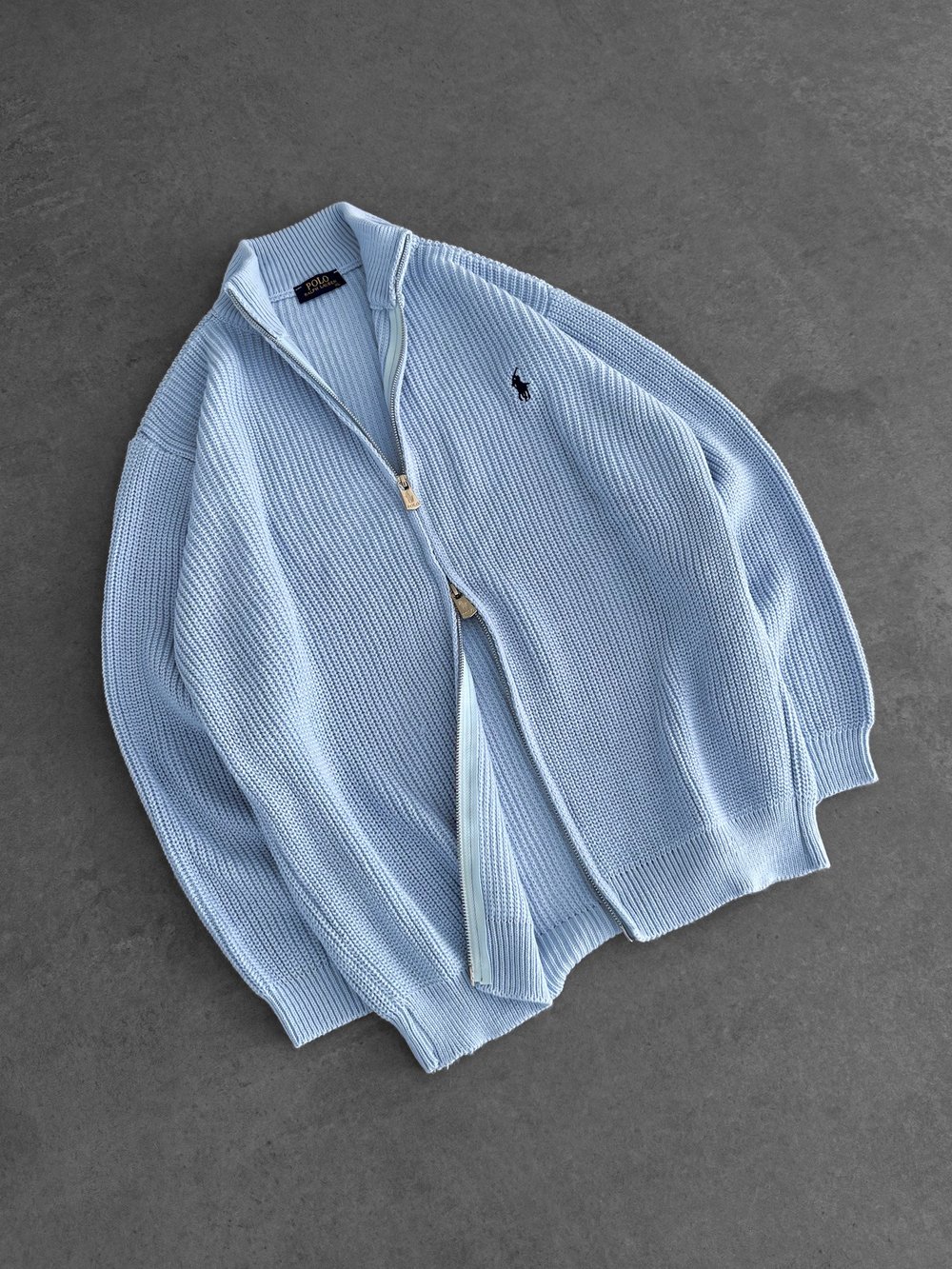 POLO MAVİ TRİKO HIRKA