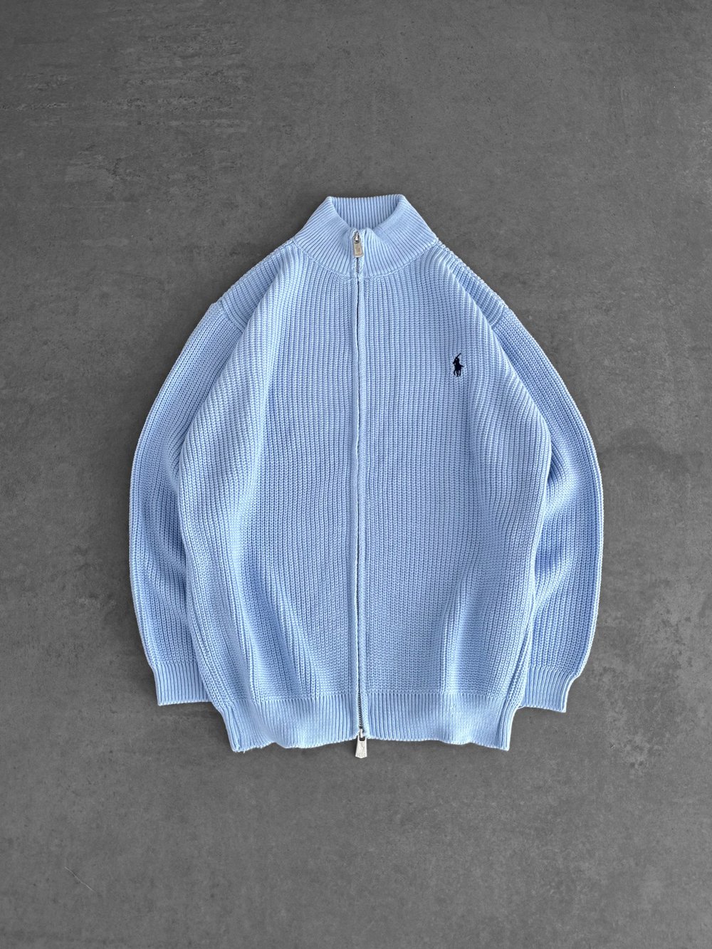 POLO MAVİ TRİKO HIRKA